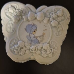 Precious Moments Blue and White Decorative Box